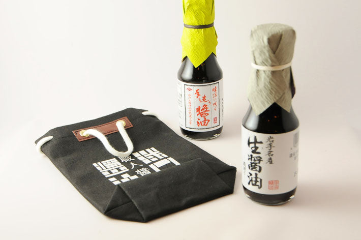 [2-pack] Soy sauce set made from domestically produced whole soybeans (two-stage aged 3-year soy sauce) 